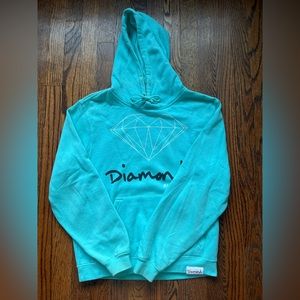 SOLD. blue diamond supply hoodie